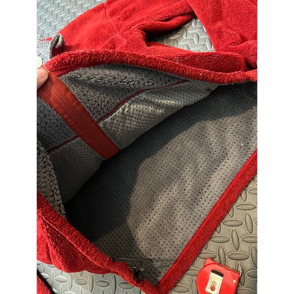 Vintage Patagonia R Series Regulator Fleece Jacket Full Zip Pockets Red Large - Picture 7 of 13